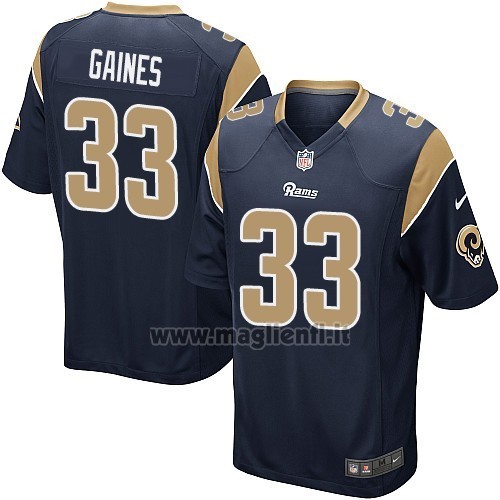 Maglia NFL Game Los Angeles Rams Gaines Nero